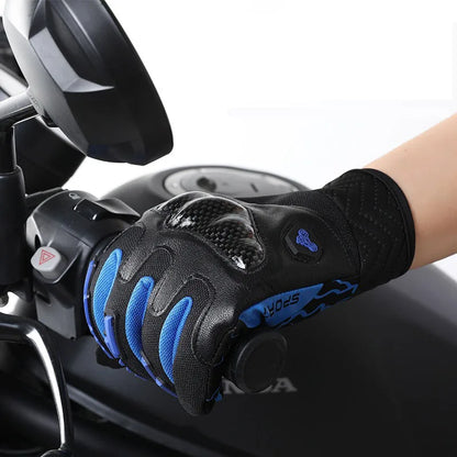 Men's Motorcycle Gloves for Electric Scooter Motocross Wear Resistant Touchscreen Compatible Cycling Gloves with Fall Prevention