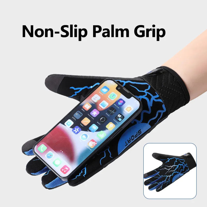 Men's Motorcycle Gloves for Electric Scooter Motocross Wear Resistant Touchscreen Compatible Cycling Gloves with Fall Prevention