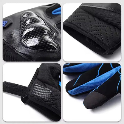 Men's Motorcycle Gloves for Electric Scooter Motocross Wear Resistant Touchscreen Compatible Cycling Gloves with Fall Prevention