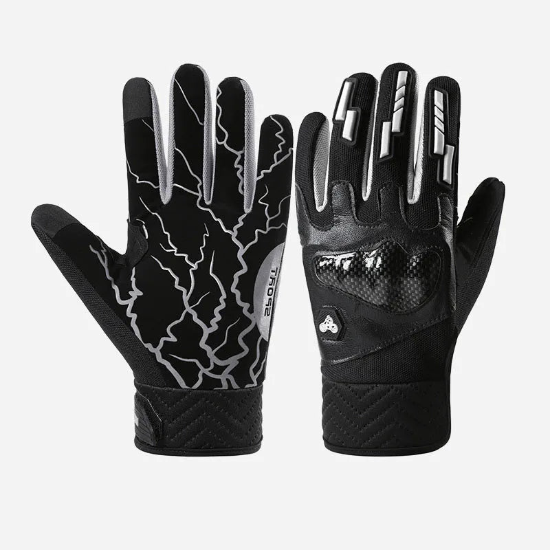 Men's Motorcycle Gloves for Electric Scooter Motocross Wear Resistant Touchscreen Compatible Cycling Gloves with Fall Prevention