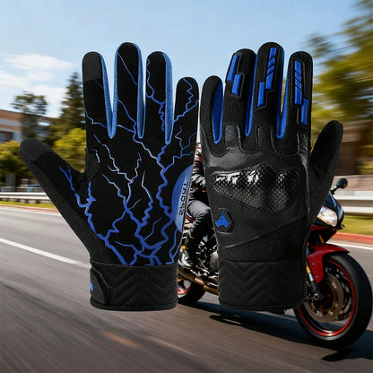 Men's Motorcycle Gloves for Electric Scooter Motocross Wear Resistant Touchscreen Compatible Cycling Gloves with Fall Prevention